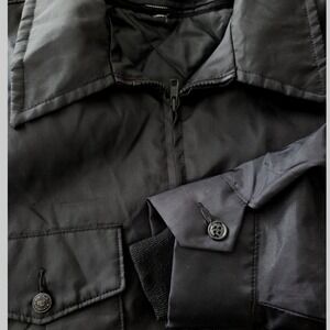 Flying Cross by Fechheimer Black Quilted Lined Bomber‎ Jacket Union Made Sz XL R